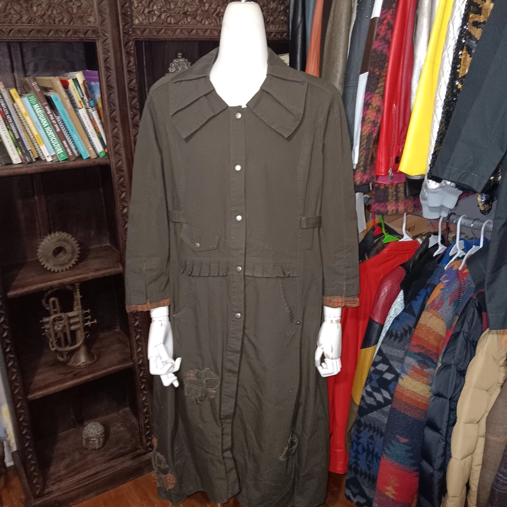 Animal trench coat